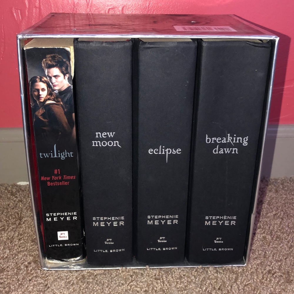 Twilight series with book holder